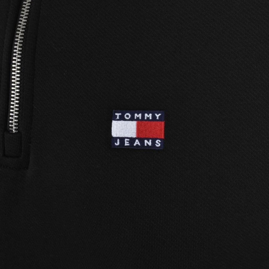 Tommy Jeans Badge Sweatshirt Black Mainline Menswear United States